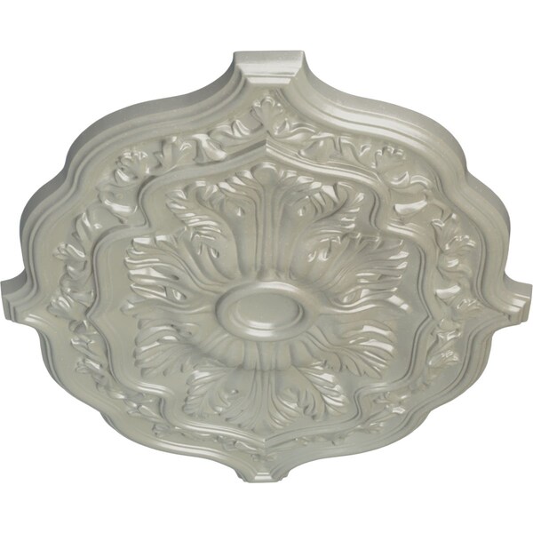 Pesaro Ceiling Medallion, Hand-Painted Flash Copper, 36W X 26H X 1 1/2P